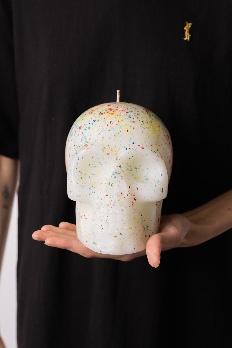 Johnny Depp DEATH BY CONFETTI スカルキャンドル Death By Confetti Candle | Homeware | A Bunch Of Stuff By Johnny