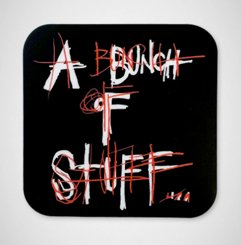 A Bunch of Stuff (Black) - Sticker