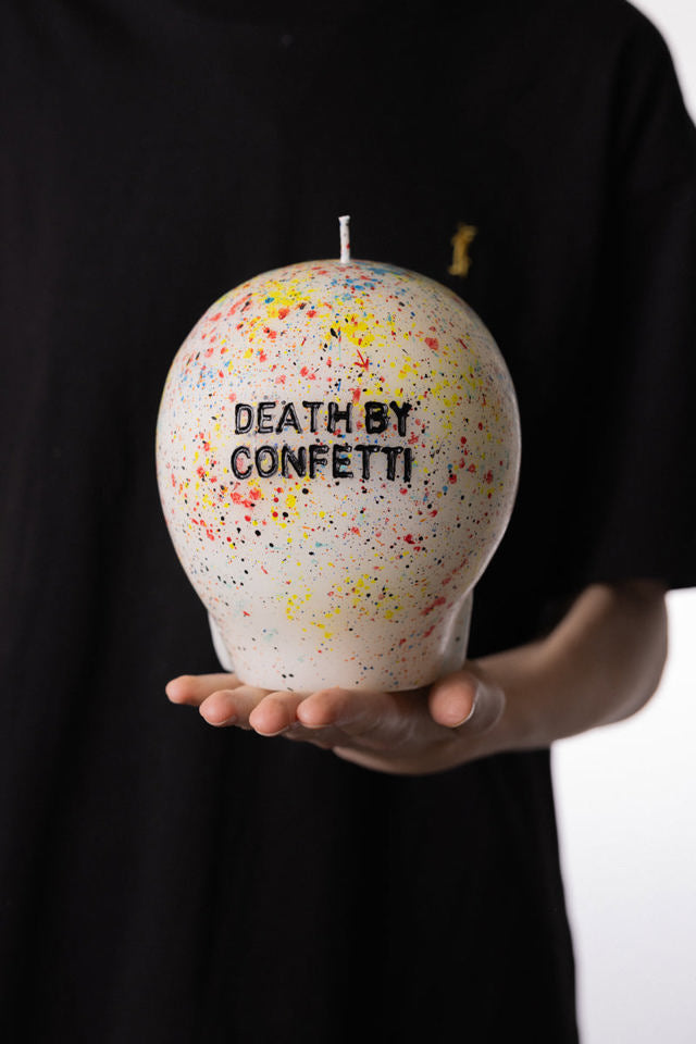 Death By Confetti Candle | Homeware | A Bunch Of Stuff By Johnny