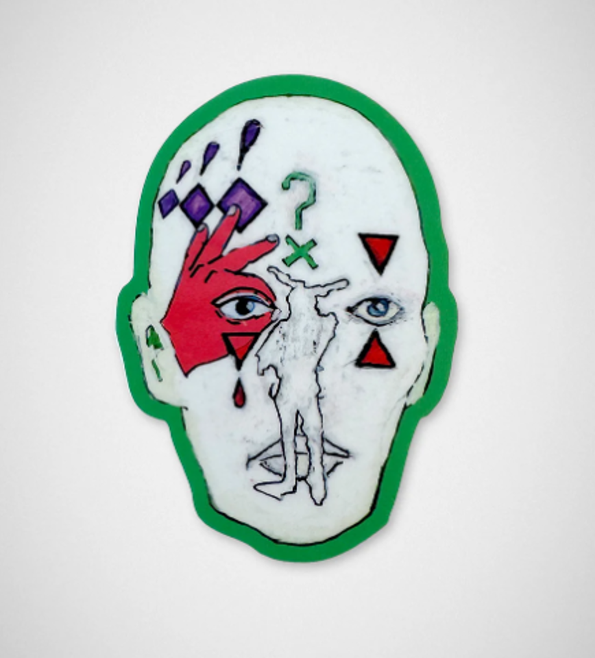 Bunnyman Man - Sticker