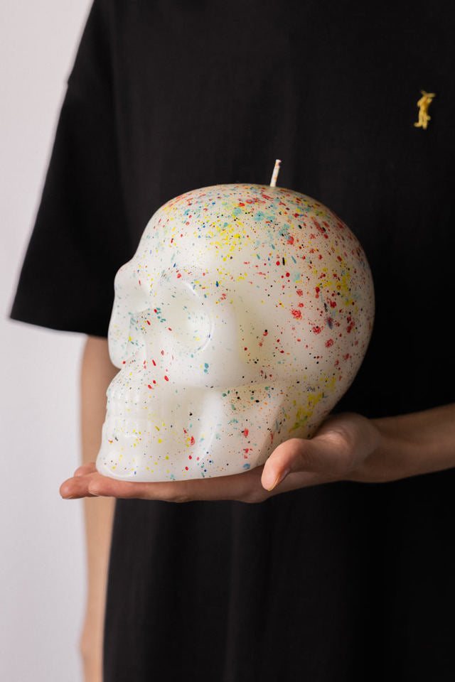 Johnny Depp DEATH BY CONFETTI スカルキャンドル Death By Confetti Candle | Homeware | A Bunch Of Stuff By Johnny